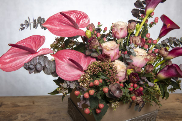 Champagne Pinks boxed Blooms 3