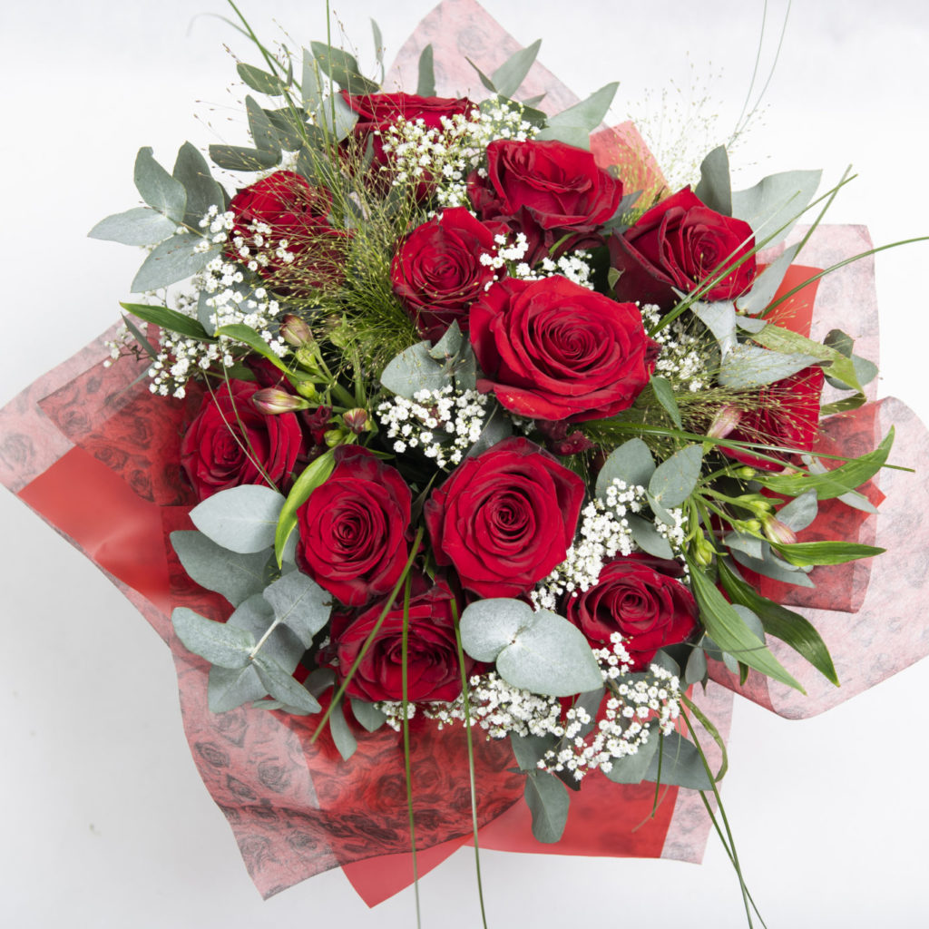 Dozen Red Rose Bouquet - Alistair Floral Design